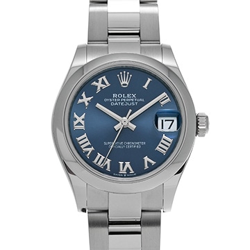 ロレックス デイトジャスト 31 278240 ブライトブルー ユニセックス 時計 【中古】【wristwatch】