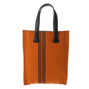 エルメス ポタモスカバス PM ポティロン/ブラック キャンバス/ヴォースイフト ユニセックス バッグ 【中古】【bag】