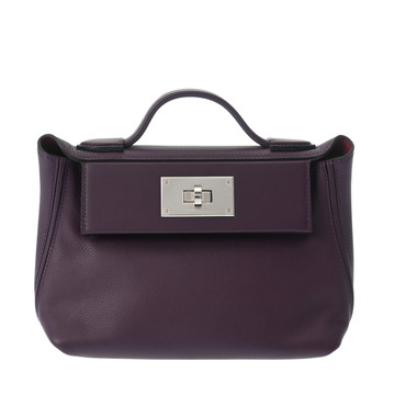 エルメス ヴァンキャトル 24/24 MINI 2WAY ルージュグレナ エバーカラー/ヴォースイフト レディース バッグ 【中古】【bag】