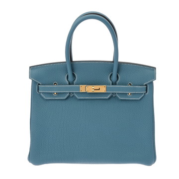 エルメス バーキン 30 ブルージーン トゴ レディース バッグ 【中古】【bag】
