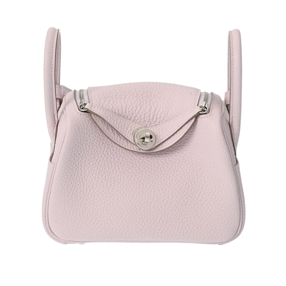 エルメス リンディ ミニ ヴェルソ モーヴペール/ニューホワイト トリヨンクレマンス レディース バッグ 【中古】【bag】