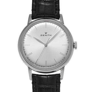 ゼニス エリート6150 03.2270.6150/01.C493 シルバー メンズ 時計 【中古】【wristwatch】