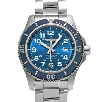 ブライトリング スーパーオーシャン II 44 A17392D8/C910 ブルー メンズ 時計 【中古】【wristwatch】