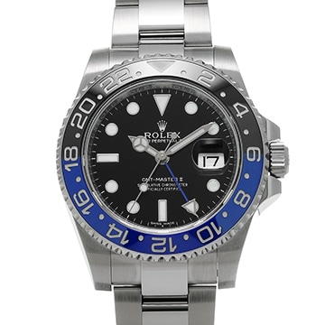 ロレックス GMTマスターII 116710BLNR ブラック メンズ 時計 【中古】【wristwatch】