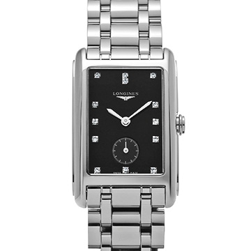 ロンジン ドルチェヴィータ L5.512.4.57.6 ブラック/ダイヤモンド レディース 時計 【新品】【wristwatch】