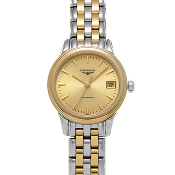 ロンジン フラッグシップ L4.274.3.32.7 シャンパン レディース 時計 【新品】【wristwatch】