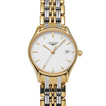 ロンジン グランドクラシック リール L4.259.2.12.7 ホワイト レディース 時計 【新品】【wristwatch】