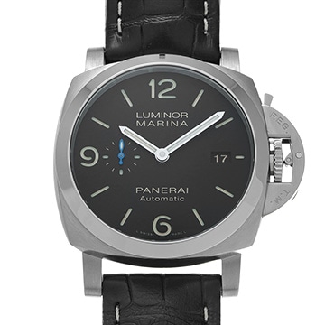 パネライ ルミノールマリーナ 1950 3デイズ アッチャイオ PAM01312 ブラック メンズ 時計 【中古】【wristwatch】