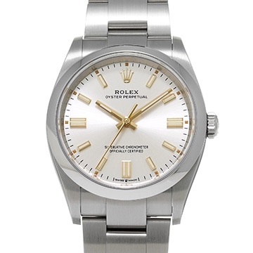 ロレックス オイスターパーペチュアル 36 126000 シルバー メンズ 時計 【中古】【wristwatch】