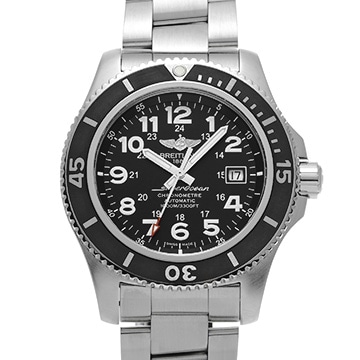 ブライトリング スーパーオーシャンII 44 A17392D7/BD68 ブラック メンズ 時計 【中古】【wristwatch】