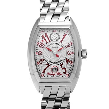 フランクミュラー コンキスタドール ライジングサン 8005HSC RSUN シルバー メンズ 時計 【中古】【wristwatch】