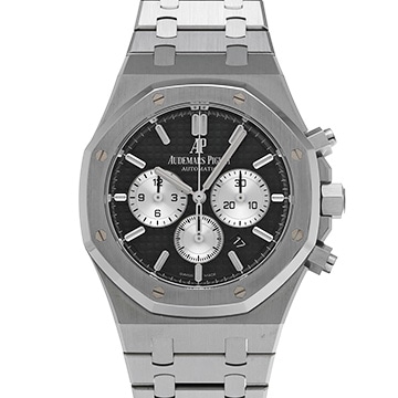 オーデマ ピゲ ロイヤルオーク クロノグラフ 26331ST.OO.1220ST.02 ブラック/シルバー メンズ 時計 【中古】【wristwatch】