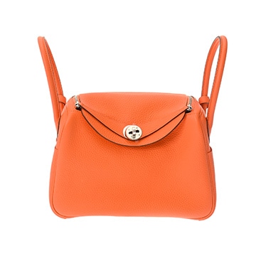 エルメス リンディ 26 2WAY オレンジミニアン トリヨンクレマンス レディース バッグ 【未使用】【bag】