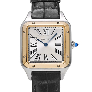 カルティエ サントス デュモン LM W2SA0011 シルバー メンズ 時計 【中古】【wristwatch】