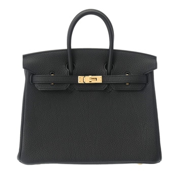 エルメス バーキン 25 ヴェルソ ブラック/ツンドラ トゴ レディース バッグ 【未使用】【bag】