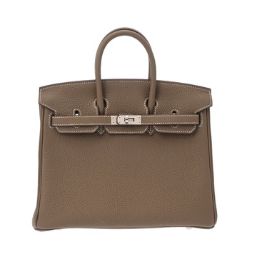 エルメス バーキン 25 エトゥープ トゴ レディース バッグ 【未使用】【bag】