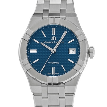 モーリス ラクロア アイコン オートマティック AI6007-SS002-430-1 ブルー メンズ 時計 【中古】【wristwatch】