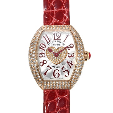 フランクミュラー ハート トゥ ハート 5002SQZD31P 5N シルバー/ダイヤモンド レディース 時計 【中古】【wristwatch】