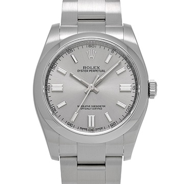 ロレックス オイスターパーペチュアル 36 116000 グレー メンズ 時計 【中古】【wristwatch】