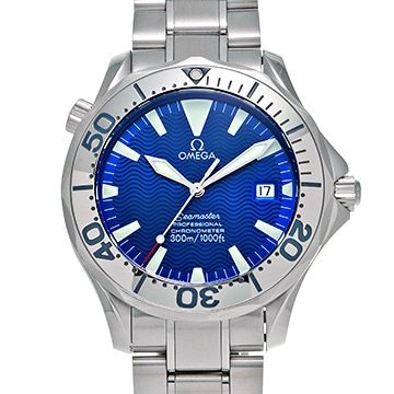 オメガ シーマスター プロフェッショナル 300 2255.80 ブルー メンズ 時計 【中古】【wristwatch】