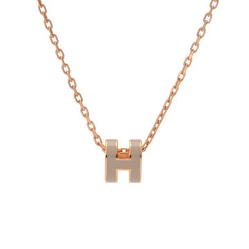 エルメス ミニ ポップ アッシュ マロングラッセ エナメル/ローズゴールド金具 レディース ジュエリー 【中古】【jewelry】