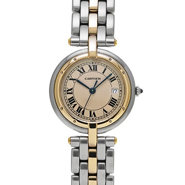 カルティエ パンテール ヴァンドーム LM 183964 アイボリー ユニセックス 時計 【中古】【wristwatch】