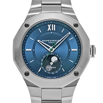 ボーム&メルシェ リビエラ MOA10682 ブルー メンズ 時計 【中古】【wristwatch】