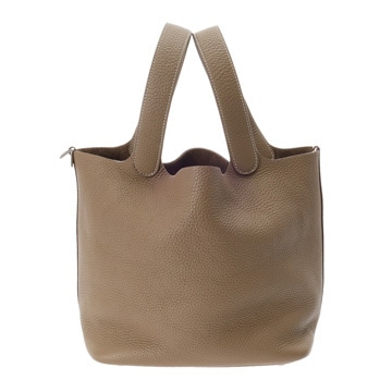 エルメス ピコタン ロック MM エトゥープ トリヨンクレマンス レディース バッグ 【中古】【bag】
