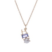 タサキ クワガタモチーフ ネックレス ゴールド K18イエローゴールド YG/パール レディース ジュエリー 【中古】【jewelry】
