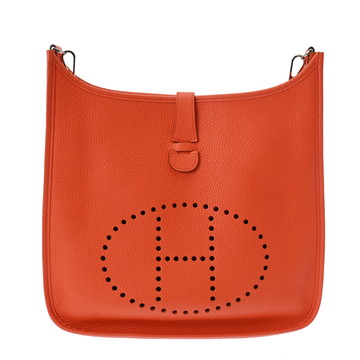 エルメス エヴリン3 GM オレンジポピー トリヨンクレマンス ユニセックス バッグ 【中古】【bag】