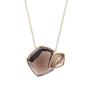 タサキ クォーツ ネックレス ゴールド K18イエローゴールド YG レディース ジュエリー 【中古】【jewelry】