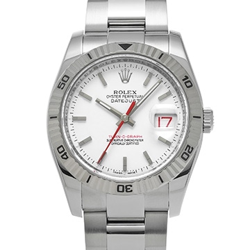 ロレックス デイトジャスト ターノグラフ 116264 ホワイト メンズ 時計 【中古】【wristwatch】
