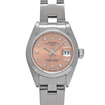 ロレックス オイスターパーペチュアル デイト 79160 ピンク レディース 時計 【中古】【wristwatch】