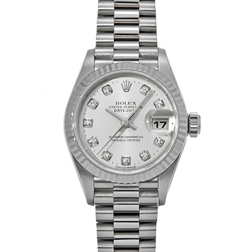 ロレックス レディ デイトジャスト 26 79179G シルバー/ダイヤモンド レディース 時計 【中古】【wristwatch】