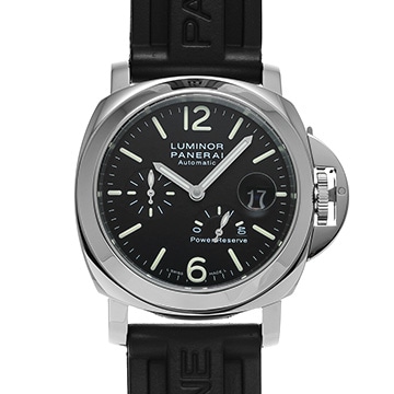 パネライ ルミノール パワーリザーブ PAM00090 ブラック メンズ 時計 【中古】【wristwatch】