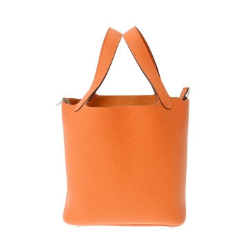 エルメス ピコタンロック PM オレンジ トリヨンクレマンス レディース バッグ 【未使用】【bag】