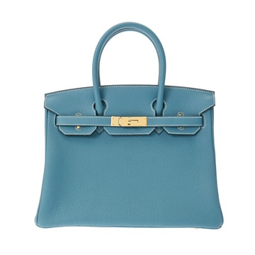 エルメス バーキン 30 ニューブルージーン トゴ レディース バッグ 【中古】【bag】