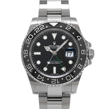 ロレックス GMTマスターII 116710LN ブラック メンズ 時計 【中古】【wristwatch】