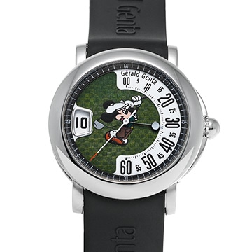 ジェラルド ジェンタ レトロファンタジー RSF.L.10.140.CA.BD グリーン ユニセックス 時計 【中古】【wristwatch】