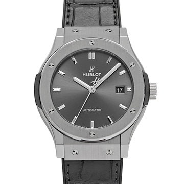 ウブロ クラシックフュージョン チタニウム レーシンググレー 542.NX.7071.LR グレー メンズ 時計 【中古】【wristwatch】