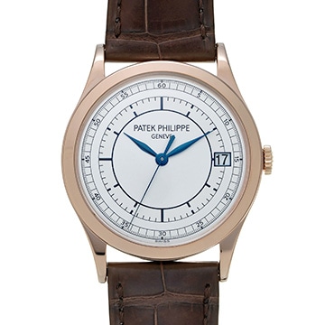 パテック フィリップ カラトラバ 5296R-001 シルバー メンズ 時計 【中古】【wristwatch】
