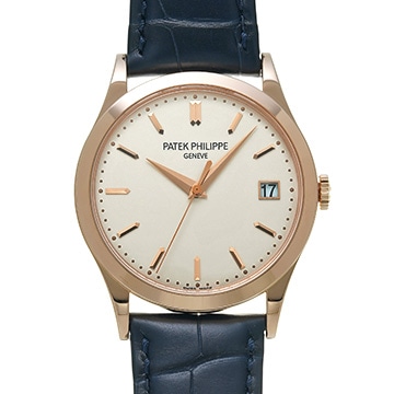 パテック フィリップ カラトラバ 5296R-010 シルバー・オパーリン メンズ 時計 【中古】【wristwatch】