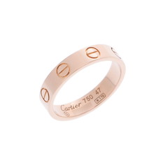 カルティエ ミニラブリング #47 ゴールド K18ピンクゴールド PG レディース ジュエリー 【中古】【jewelry】