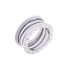 ブルガリ B.ZERO1 リング #50 デミパヴェ シルバー 359703 K18ホワイトゴールド WG レディース ジュエリー 【中古】【jewelry】