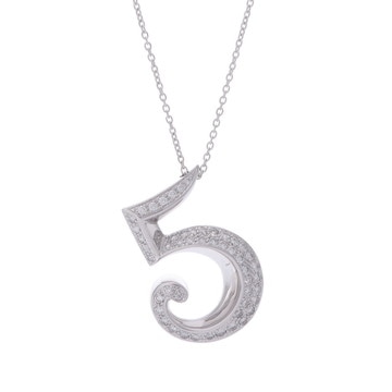 フランクミュラー タリスマンネックレス No.5 シルバー K18ホワイトゴールド WG レディース ジュエリー 【中古】【jewelry】
