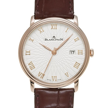 ブランパン ヴィルレ ウルトラプレート 6651C 3642 55A シルバー メンズ 時計 【中古】【wristwatch】