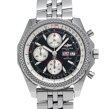 ブライトリング ベントレー GT A362B24SP ブラック/シルバー メンズ 時計 【中古】【wristwatch】