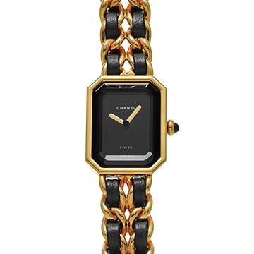シャネル プルミエール XL H0001 ブラック レディース 時計 【中古】【wristwatch】