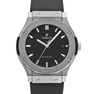 ウブロ クラシックフュージョン チタニウム 511.NX.1171.RX マットブラック メンズ 時計 【中古】【wristwatch】