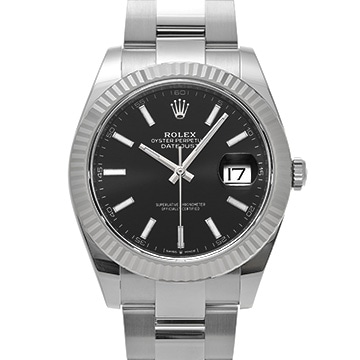 ロレックス デイトジャスト 41 126334 ブライトブラック メンズ 時計 【新品】【wristwatch】